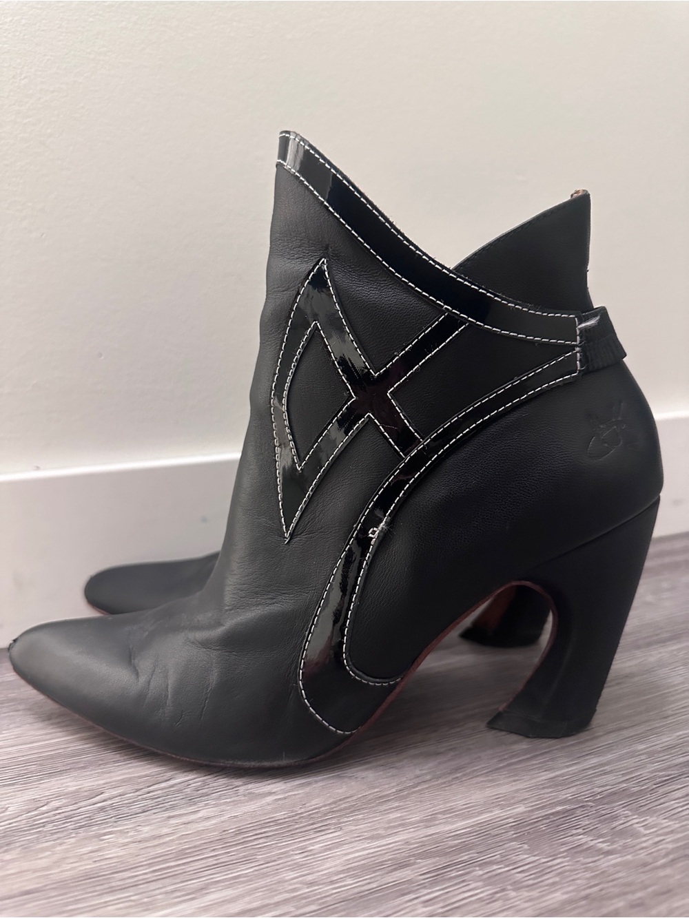 John Fluevog Twist Gogo Ankle Boot